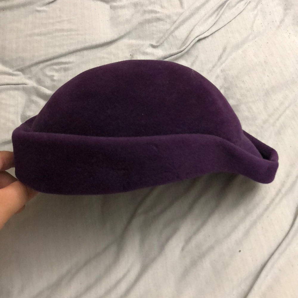 Purple vintage hat - Picture 4 of 5